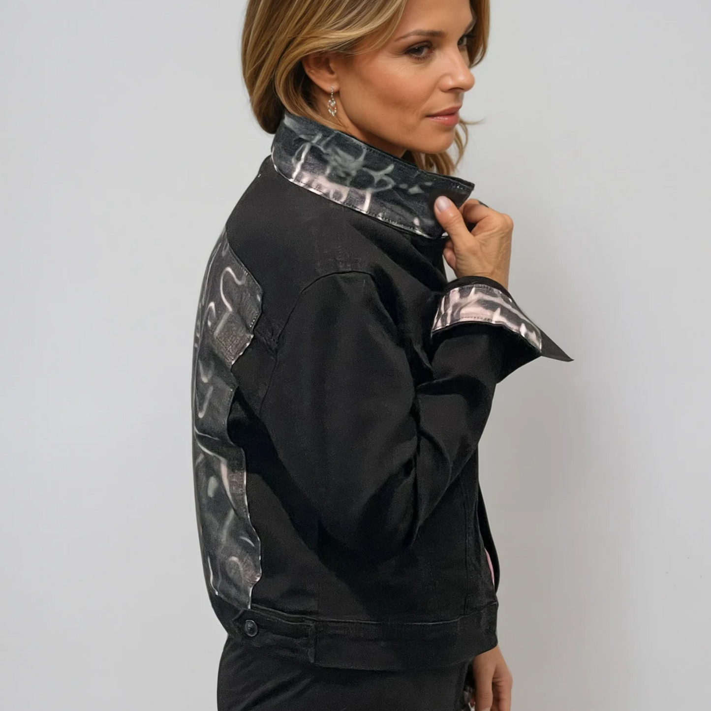 CERN Chalkboard Denim Jacket