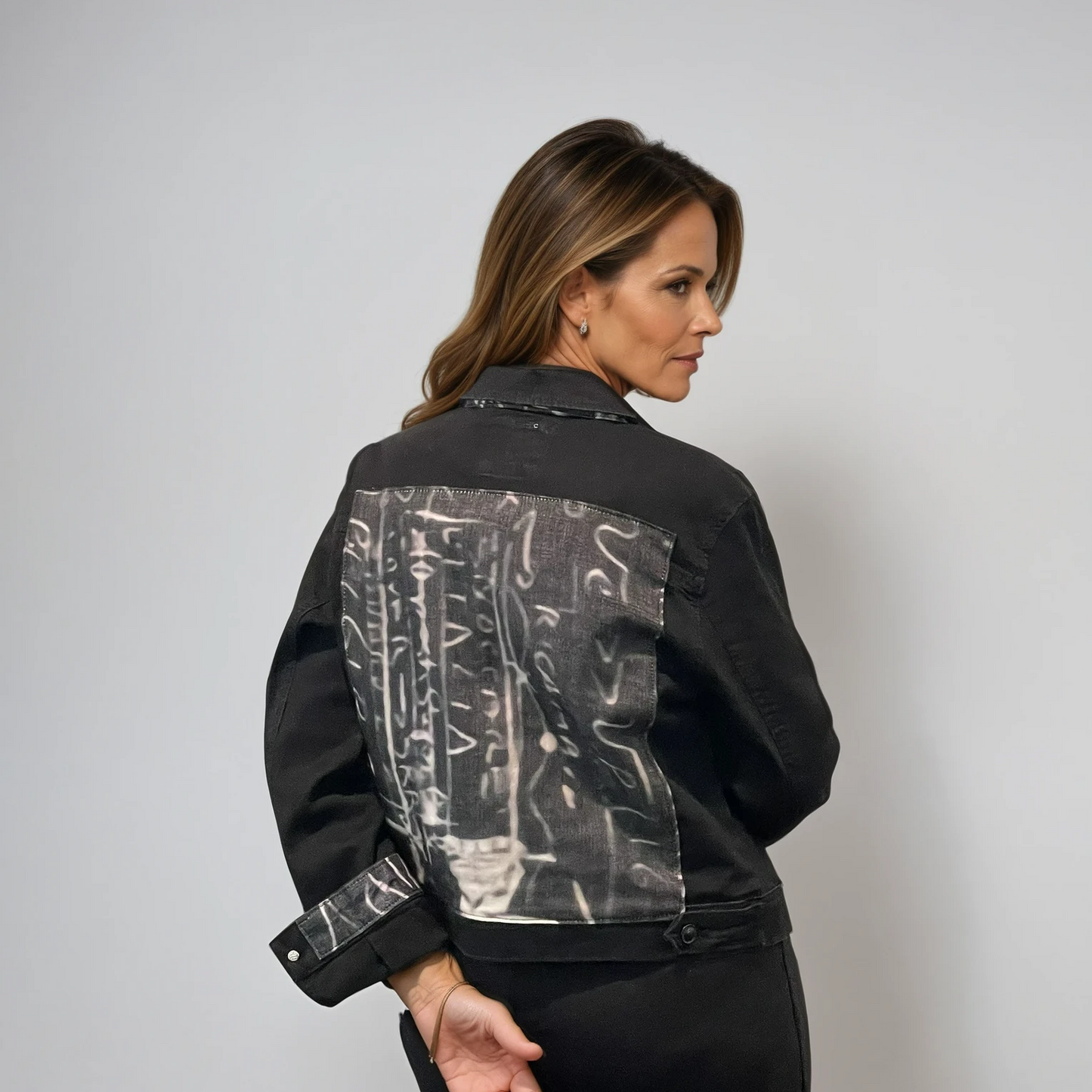 CERN Chalkboard Denim Jacket