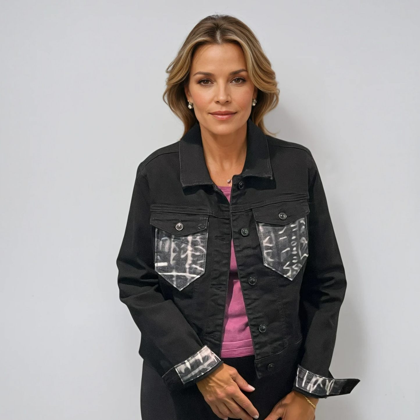 CERN Chalkboard Denim Jacket