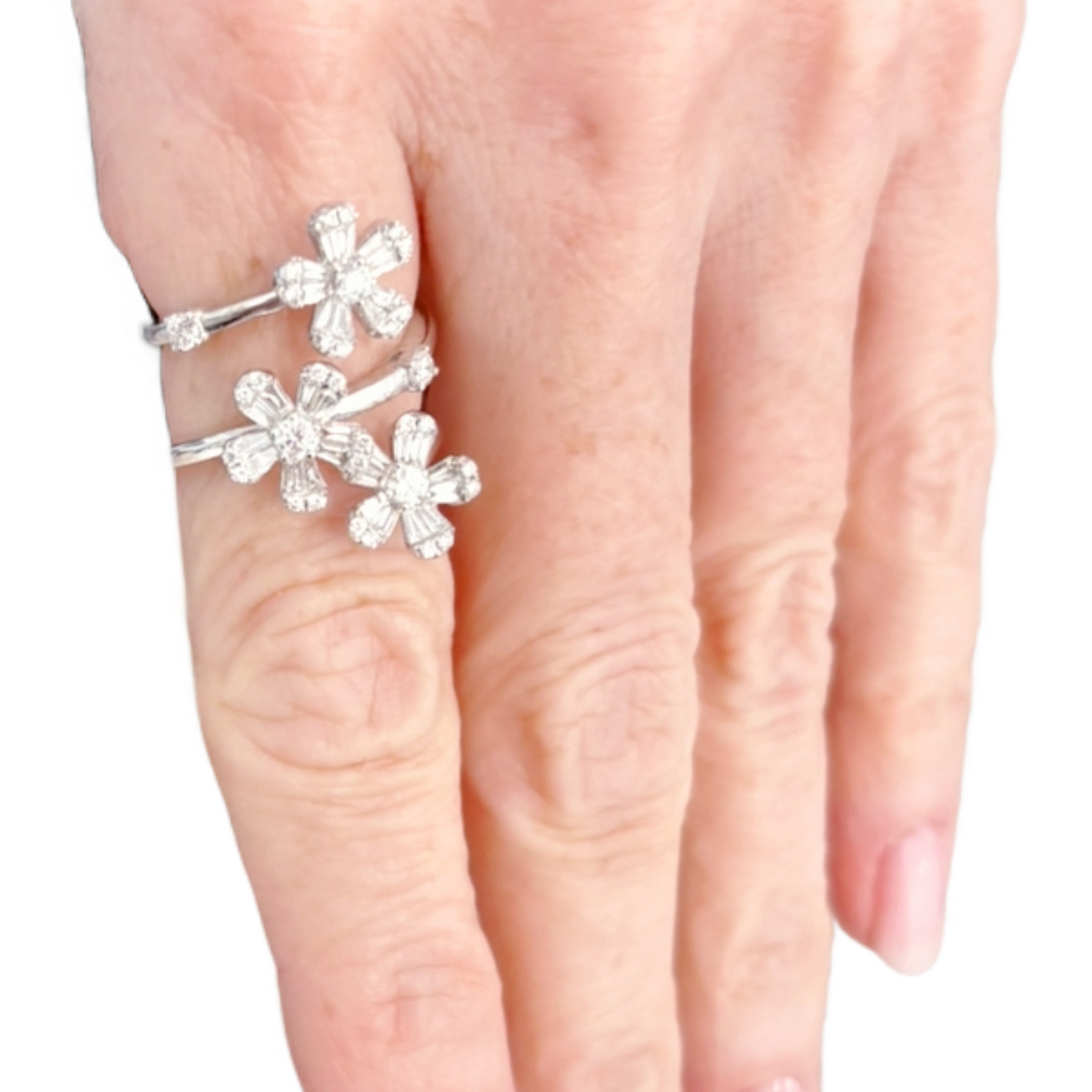 Floral Diamond Ring