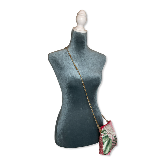 Hawaiian Soul Vintage Silk Scarf Crossbody Bag