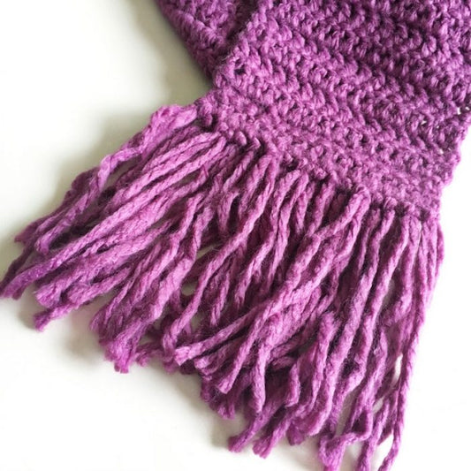 How To Make Fringe On A Scarf