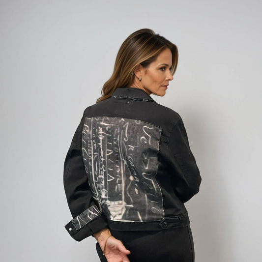 CERN Chalkboard Denim Jacket