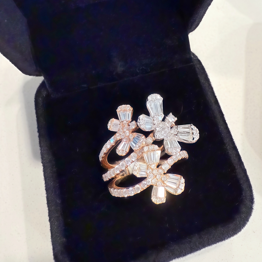 Butterfly Diamond Ring