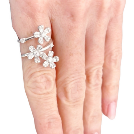 Floral Diamond Ring
