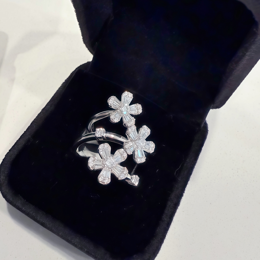 Floral Diamond Ring